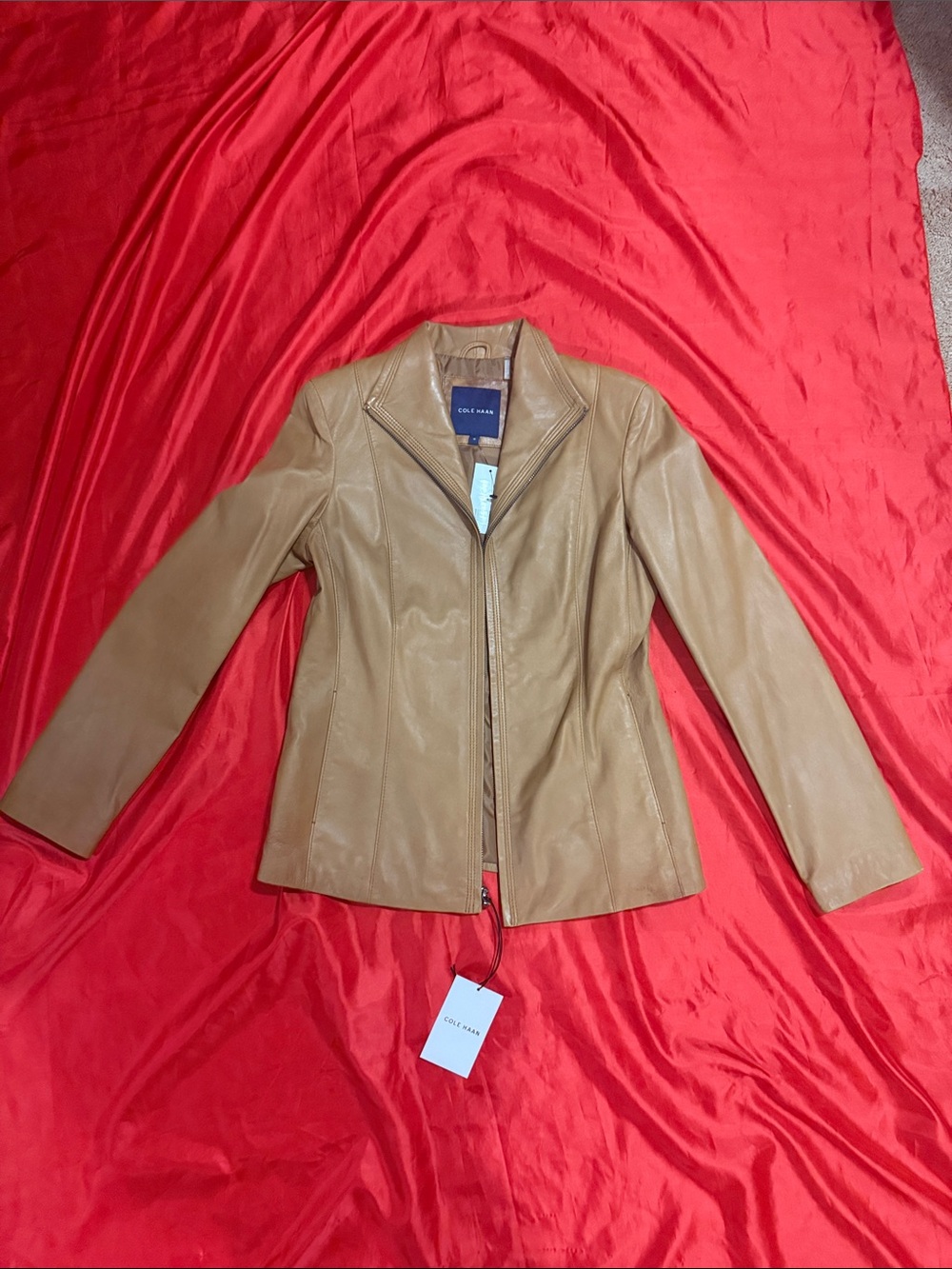 WOW POSHMARK - Authentic NWT Cole Haan Leather Jacket